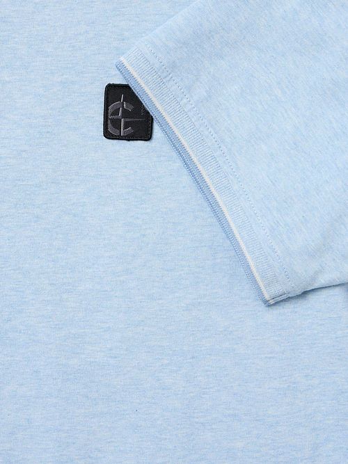 CASAMODA Polo Jersey Tipping Ljusblå Product / Detail