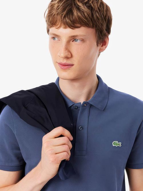 Lacoste Pikétröja Mörkblå Model / Voorkant