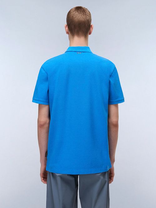 Napapijri Polo Elbas Franskt Blått Model / Achterkant