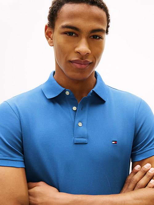 Tommy Hilfiger 1985 Polo Orbit Blå Model / Detail