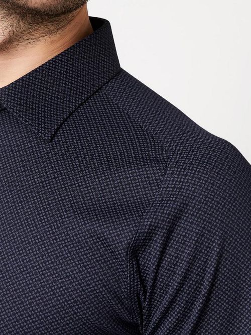 Desoto Poloshirt Marineblå Model / Detail