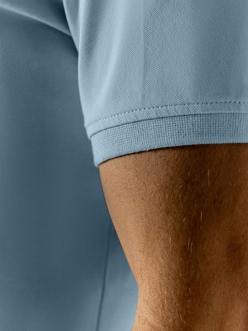 State of Art Pikétröja Ljusblå Model / Detail