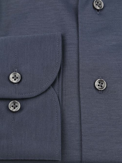 Profuomo Japansk Stickad Skjorta Denim Navy Product / Detail