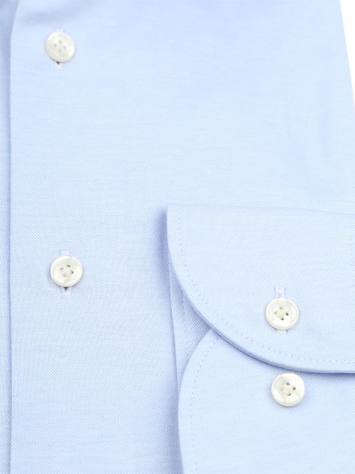 Profuomo Stickat Skjorta Ljusblå Product / Detail