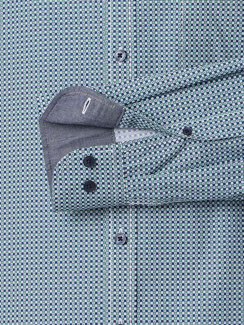 Casa Moda Skjorta Print Blå Product / Detail