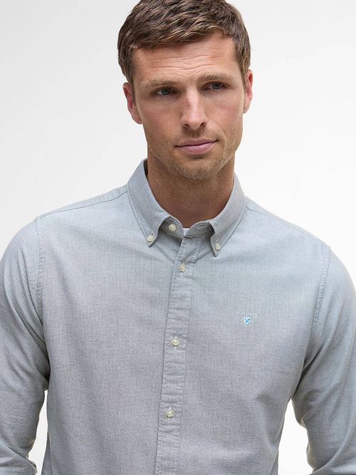 Barbour Oxtown Skjorta Ljusblå Model / Detail