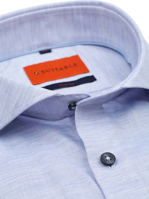 Suitable Melange Skjorte Lys Blå Product / Detail