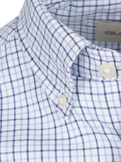 Gant Casual Skjorte Poplin Rutete Blå Product / Detail