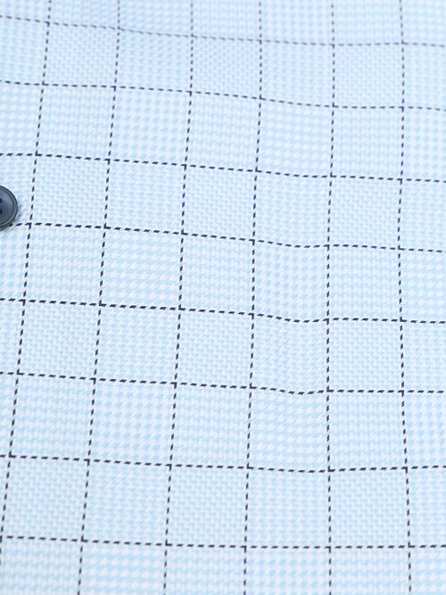 OLYMP Luxor Skjorte Ekstra Lang Arm Multisjekk Blå Product / Detail