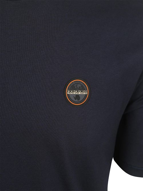 Napapijri Badge T-shirt Marinblå Product / Detail