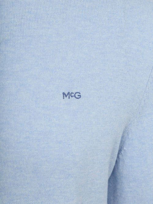 McGregor Tröja Cotton Cashmere Powder Blå