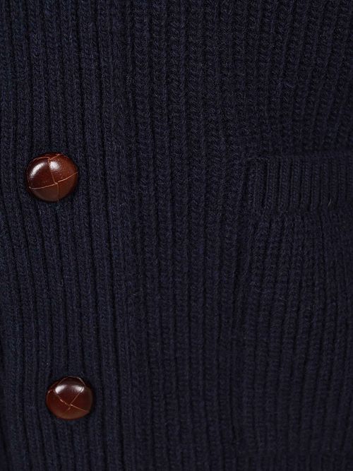 Barbour Cardigan Shawl Hartland Marinblå