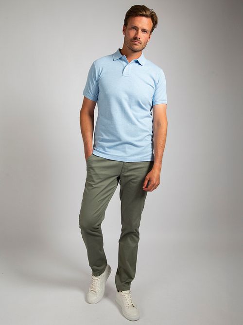 Suitable Let og Lækker Polo i Lyseblå Model / Voorkant