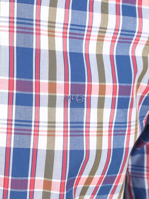 McGregor Skjorte Poplin Ruder Multifarvet Product / Detail