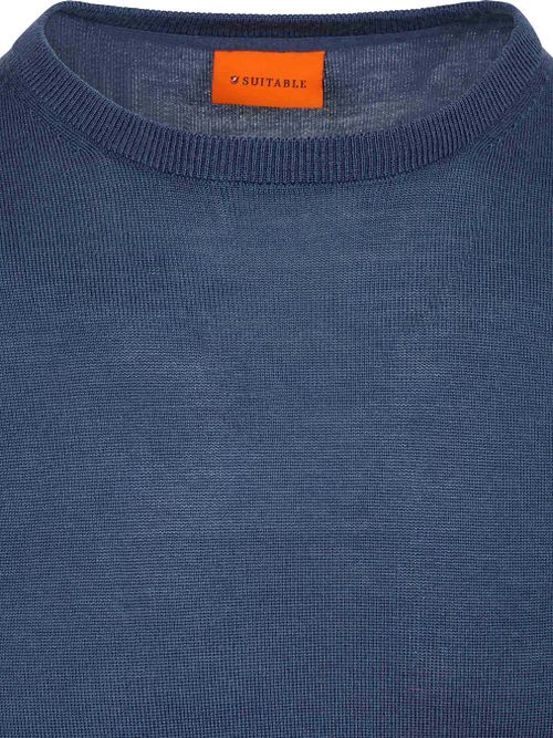 Suitable Merino Pullover Royalblå Product / Detail