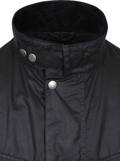 Barbour International Duke Wax Coat Noir