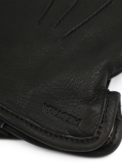 Hestra Gloves Andrew Leather Black Product / Detail