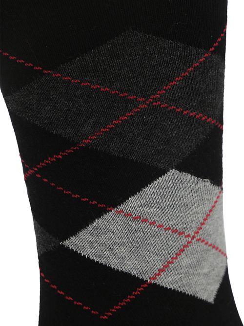 Suitable Socks Argyle Black Product / Detail