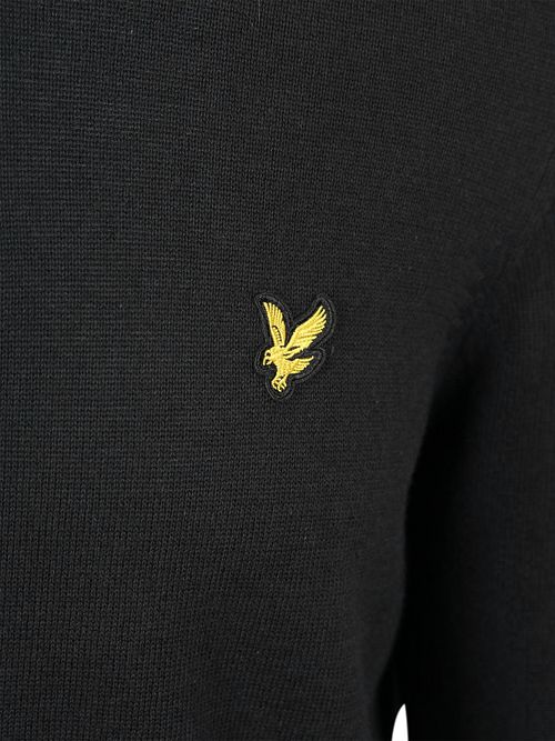 Lyle & Scott Half Zip Pullover Black