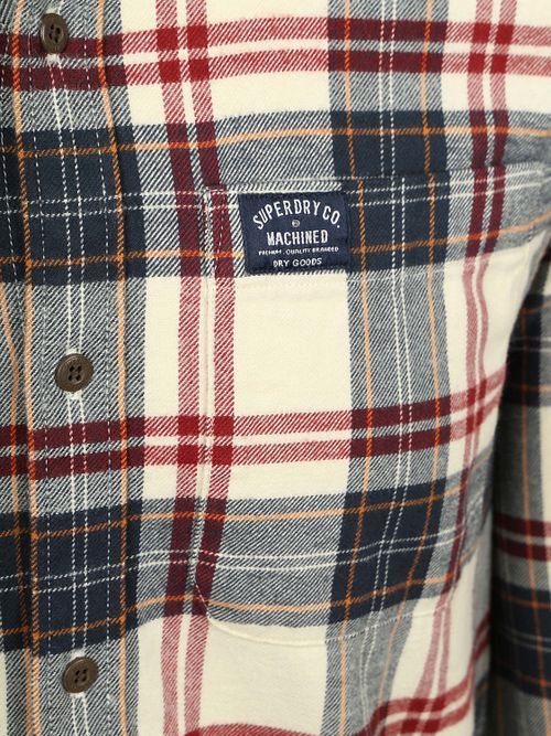 Superdry Chemise à Carreaux Lumberjack Off White Product / Detail