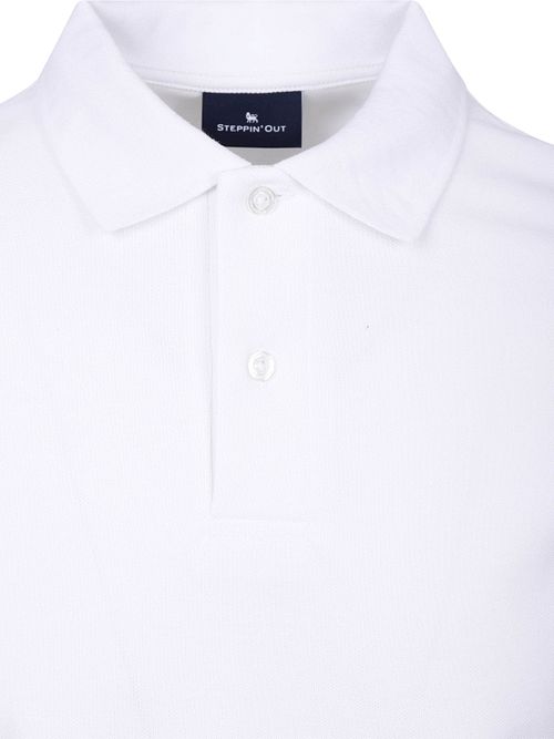 Steppin' Out Polo Piqué Blanc Product / Detail