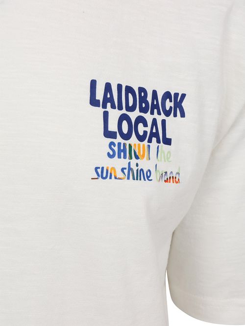 Shiwi T-Shirt Finn Laidback Local Blanche Product / Detail