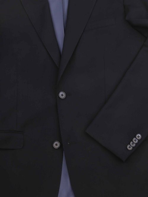 Suitable Suit Structure Wool Navy