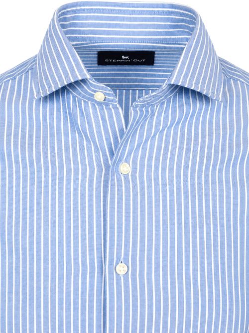 Steppin' Out Oxford Hemd Stripe Blau Product / Detail