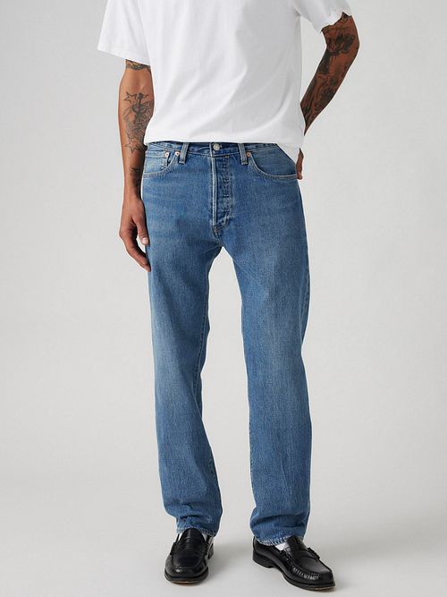 Levi’s 501 Jeans Mid Blau NSS Model / Voorkant