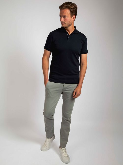 Suitable Boris Poloshirt Navy Model / Voorkant