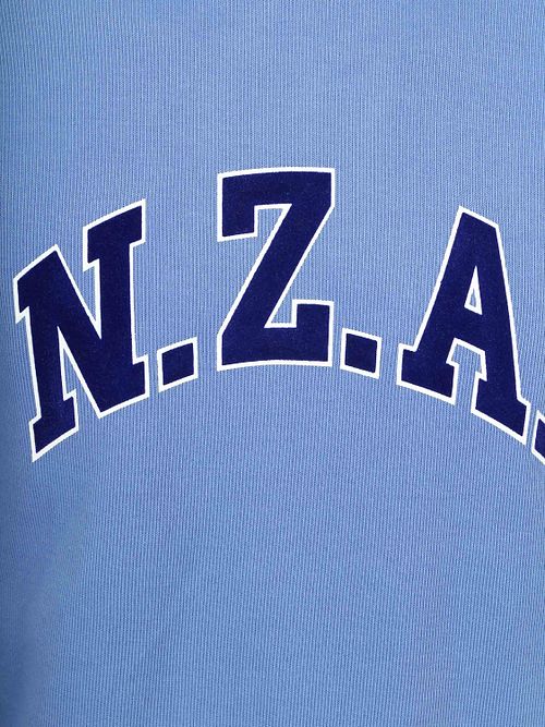 NZA Sweater French Rib Logo Blau