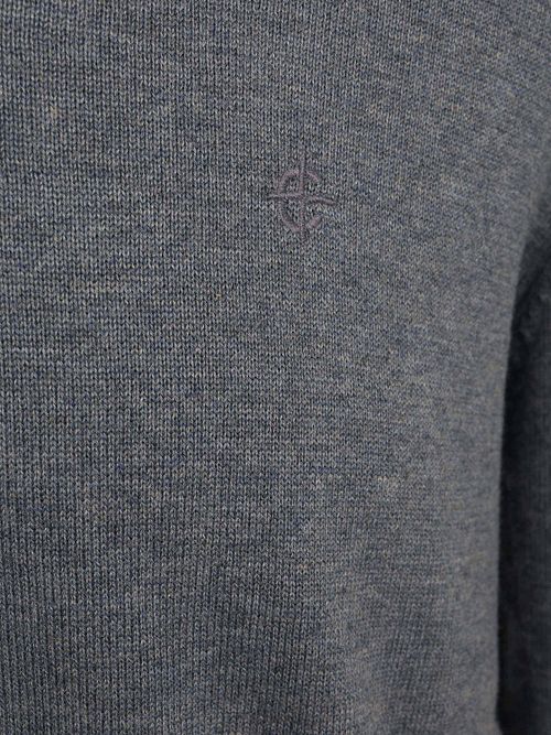 CASAMODA Pullover V-Ausschnitt Indigo