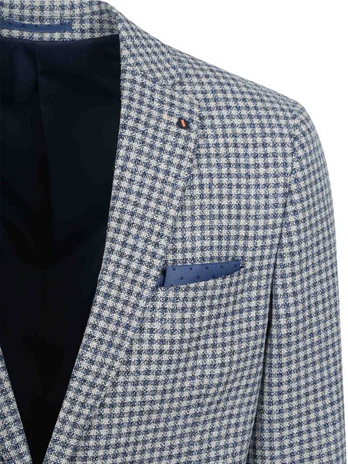 Suitable Blazer Grou Check Royal Blau Product / Detail
