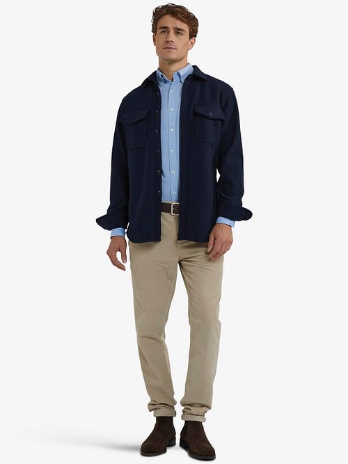 McGregor Hemdjacke Navy Model / Voorkant