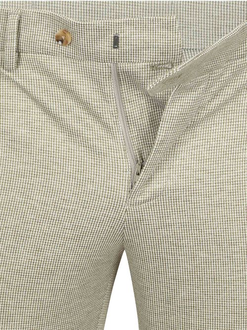 Suitable Das Pantalon Houndstooth Olive