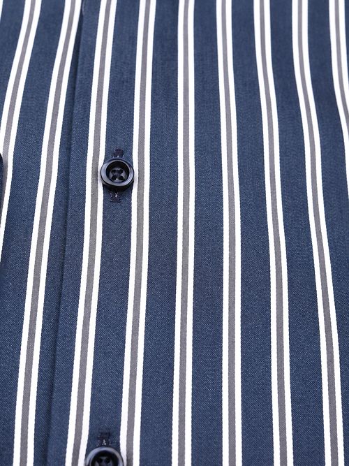 Olymp Luxor Hem Ekstra lang moue Strepe Sunshade Navy