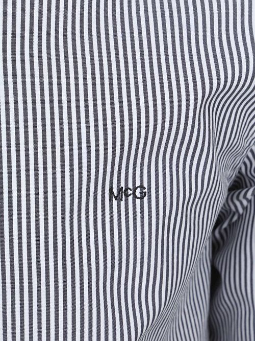 McGregor Hemd Poplin Streep Navy Product / Detail