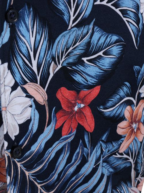 Desoto Short Sleeve Overhemd Festival Navy Multicolour Product / Detail