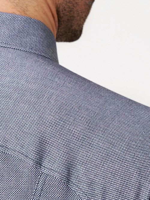 Desoto Overhemd Oxford Optics Blauw Model / Detail