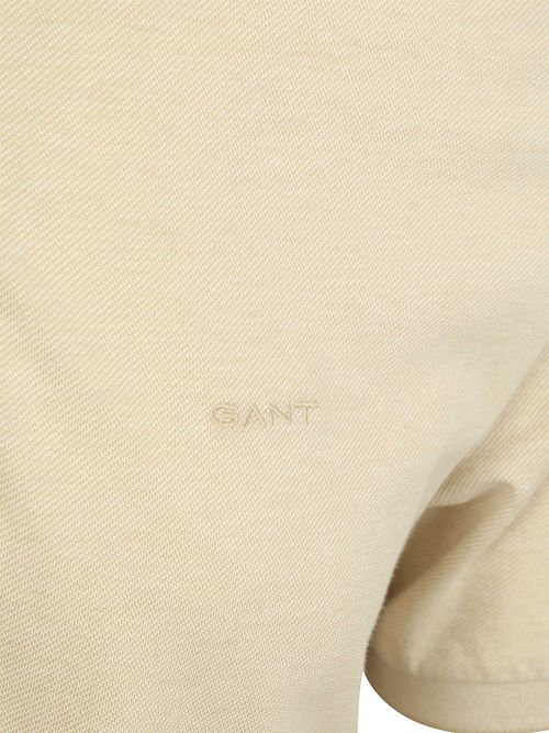 Gant 2Tone Piqué Poloshirt Ecru Product / Detail