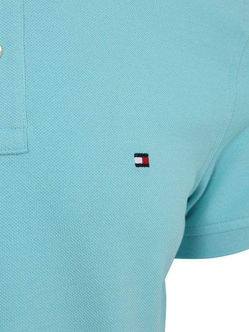 Tommy Hilfiger 1985 Polo Aqua Blauw Product / Detail