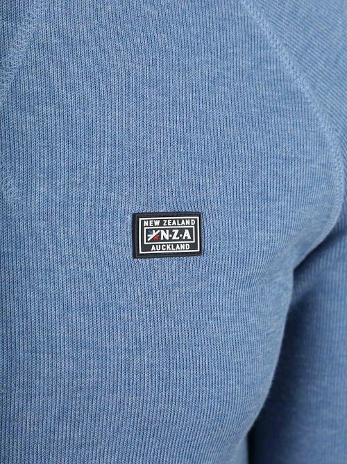 NZA Sweater French Rib Huntly Blauw