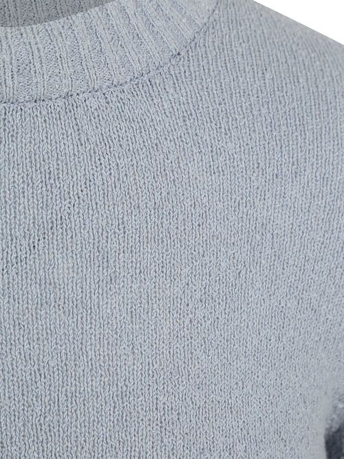 Suitable Pullover Bouclé Blauw