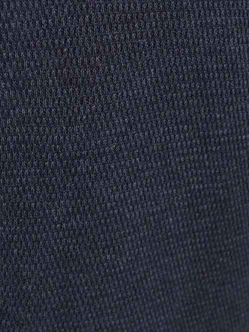 CASAMODA Halfzip Trui Structure Donkerblauw Product / Detail