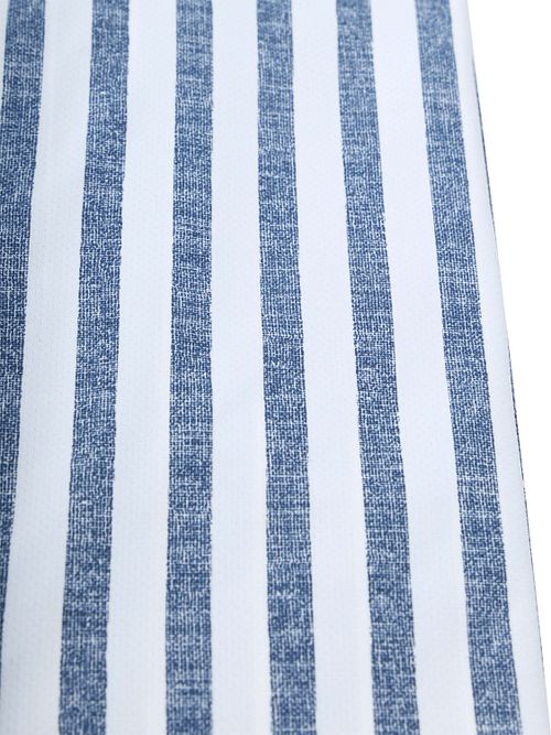 Pure Shirt Linen Optics Stripe Bleu