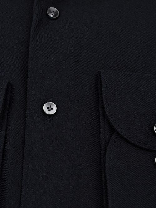 Profuomo Chemise Brushed Twill Navy