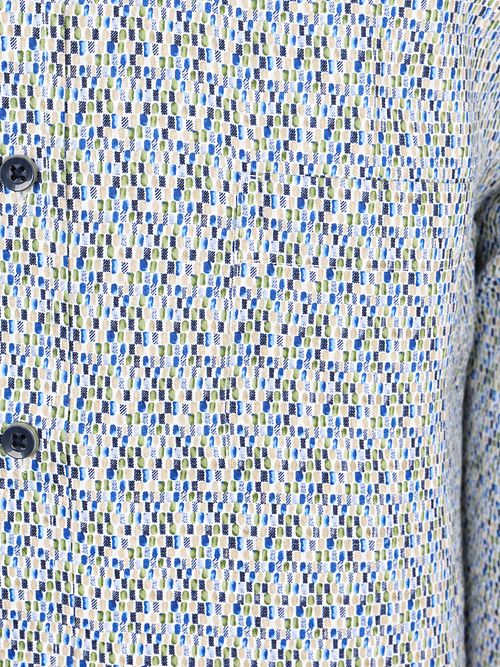 Chemise CASAMODA à Imprimé Bleu Et Vert Product / Detail