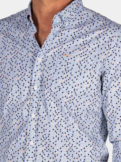 NZA Chemise Andre Multicolour Model / Detail