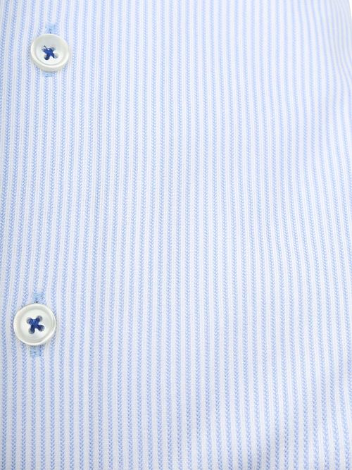 R2 Chemise Knitted Stripes Bleu Clair