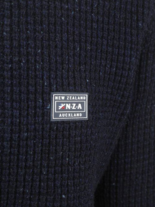NZA Cardigan Dominick Mix Laine Marine Product / Detail